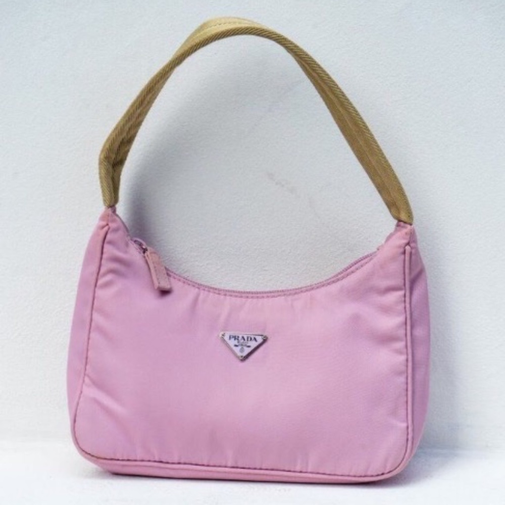 Vintage Prada Tessuto Bag Pink